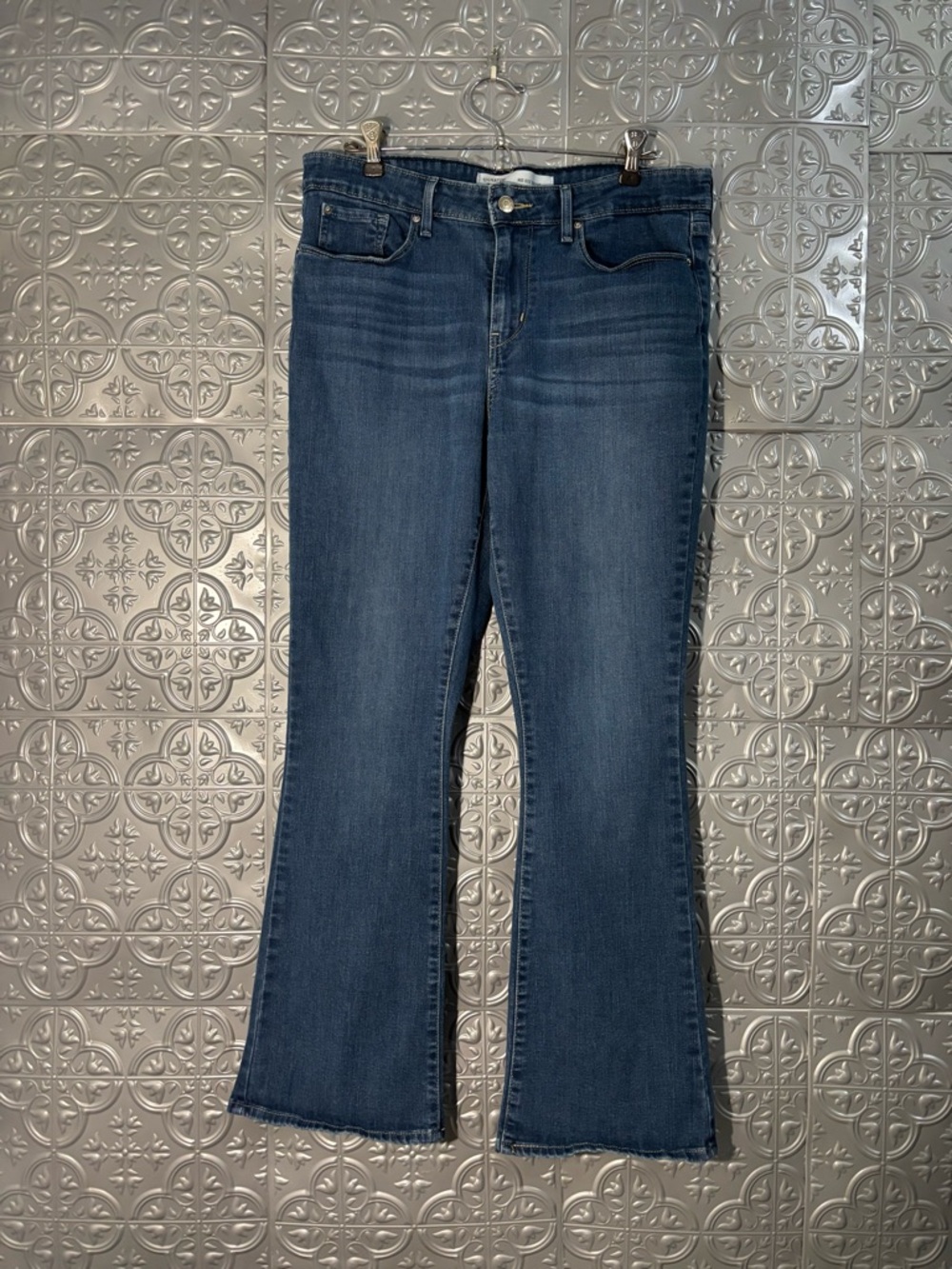 Levi's Denim Jeans flare 12 Denim Mid Rise Bootcut Cotton Stretch 31x30